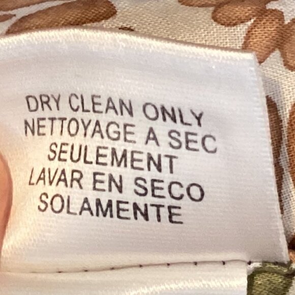 BCBGMAXAZRIA Sleeveless/Tank Top Blouse 100% Cotton Abstract Floral Blue 270A - Picture 9 of 9